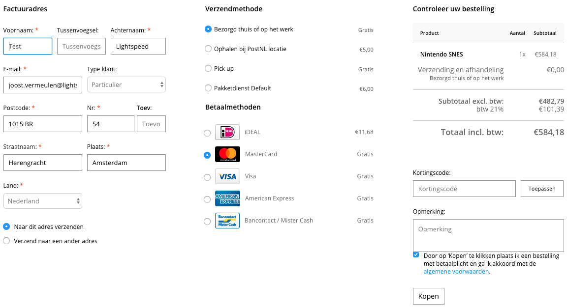 Geeft甚至afbeelding我们见过阿莱checkout-stappen op甚至面的,刺绣pagina。